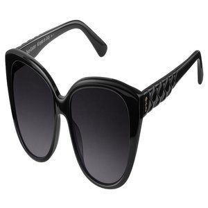 Juicy Couture Rectangle Women Black Acetate Frame